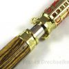 Kugelschreiber mit Bajonettverschluss Modell "Firefighter", Farbe Gold, Holz Bocote – Bild 6